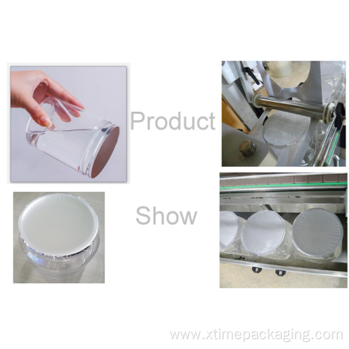 Automatic rotary style jar aluminium heat sealing machine